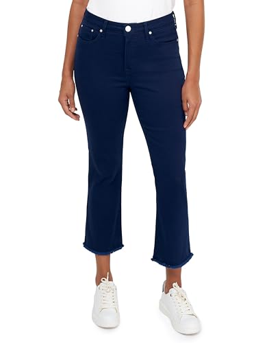 Seven7 Women's Misses Kick Flare, Navy Blue at Amazon
